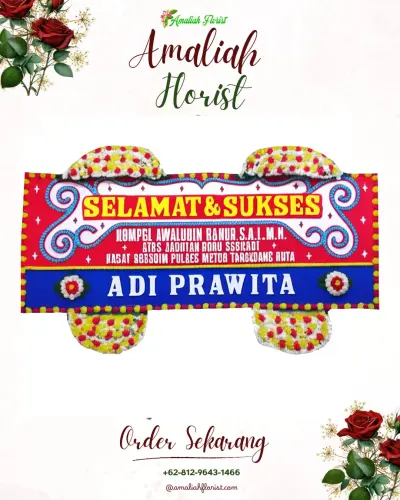 Karangan Bunga Ucapan Selamat di Sukamerindu