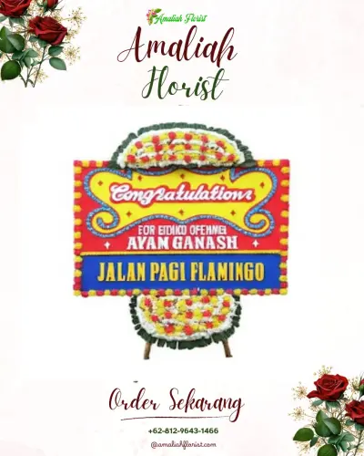 Bunga Papan Congratulation di Sukamerindu